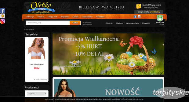 OLEŃKA HURTOWNIA BIELIZNY I RAJSTOP IWONA I STANISŁAW PIETRUK SPÓŁKA JAWNA